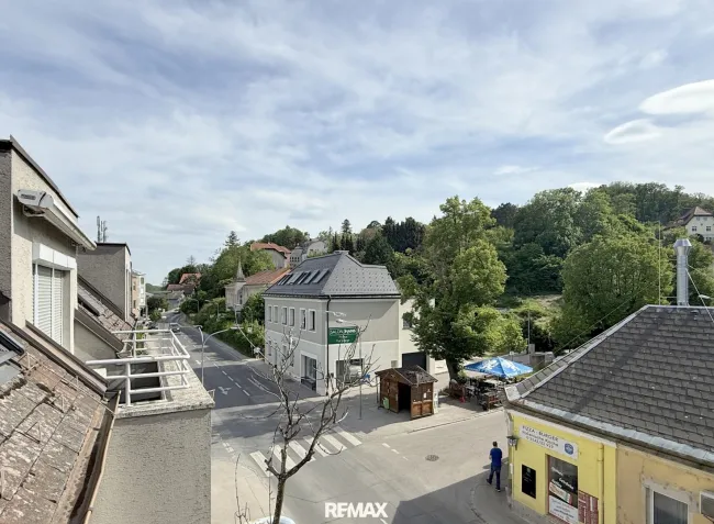 Ausblick vom Balkon