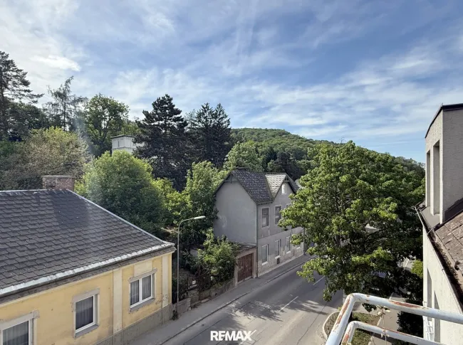 Ausblick vom Balkon