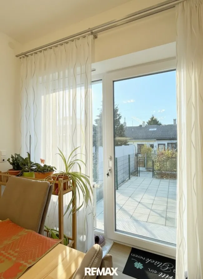 Essbereich mit Terrassenzugang