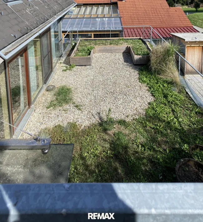 Terrasse vor Kinderzimmer