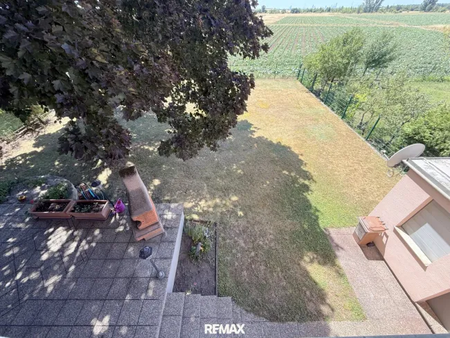 Ausblick auf Garten