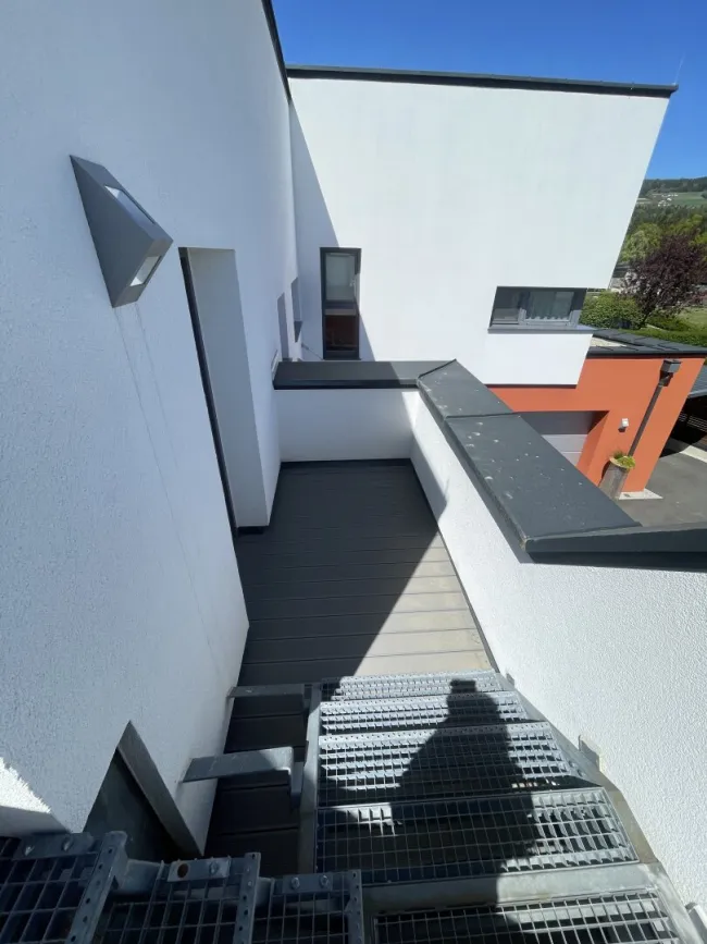 Aufgang zur Dachterrasse