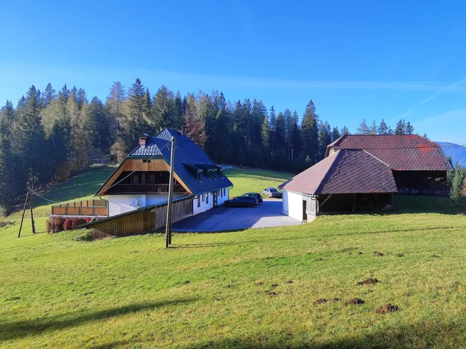 RÜCKZUGSORT AUF 1200 M SEEHÖHE- NATURIDYLLE MIT WEITBLICK UND VIEL PLATZ FÜR IHRE IDEEN! - Bild