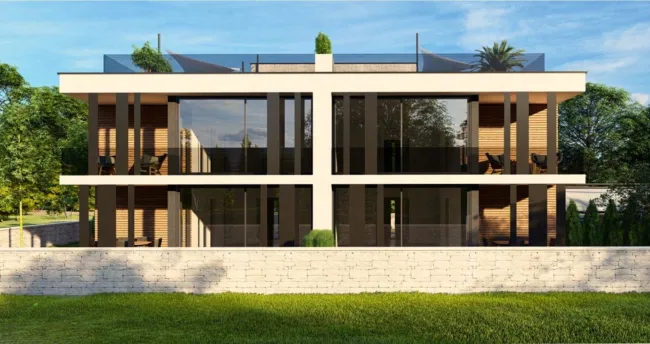 Traumhafte EG-Wohnung nahe dem Hafen von Vabriga (Porec) nur wenige Gehminuten zum Meer - Erstbezug mit Garten u. Pool auf Wusch! - Bild