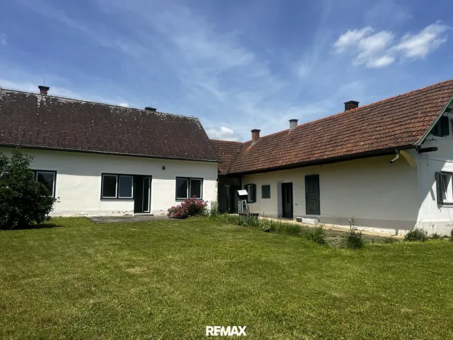 die Rückseite des Hauses