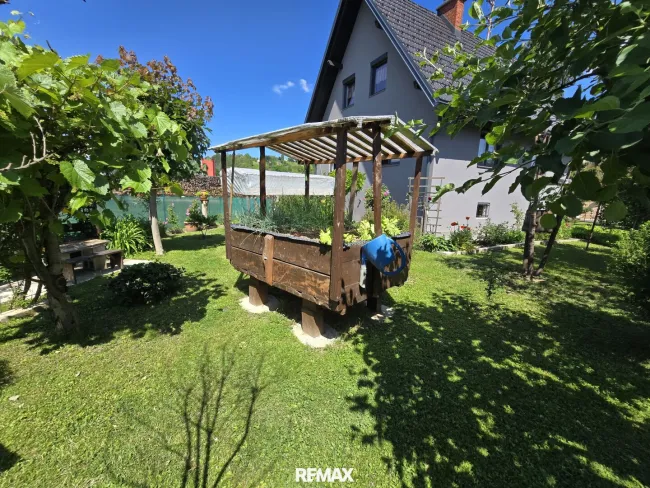 Haus vom Garten aus
