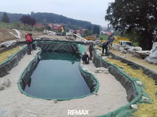 Entstehung des Schwimmteiches