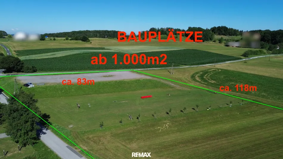 **Sonniges Baugrundstück in ruhiger Alleinlage in Rudersdorf-Bergen – ab 1.000 m² frei wählbar!** - Titelbild