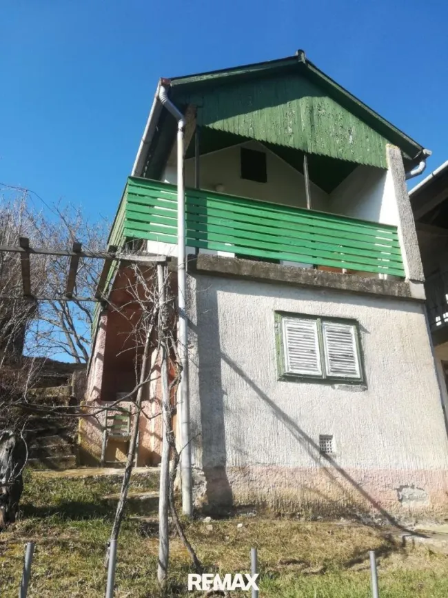 Haus von hinten