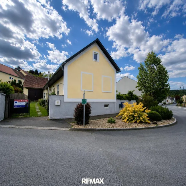 Haus von der Straße aus