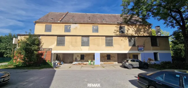 Sicht zur Garage