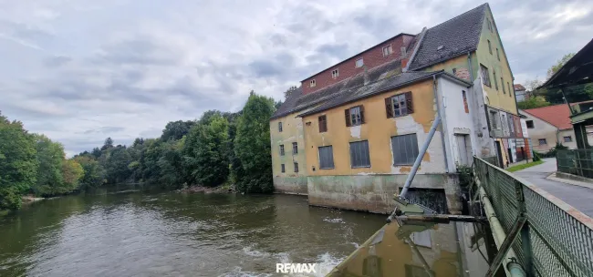 Gebäude von hinten