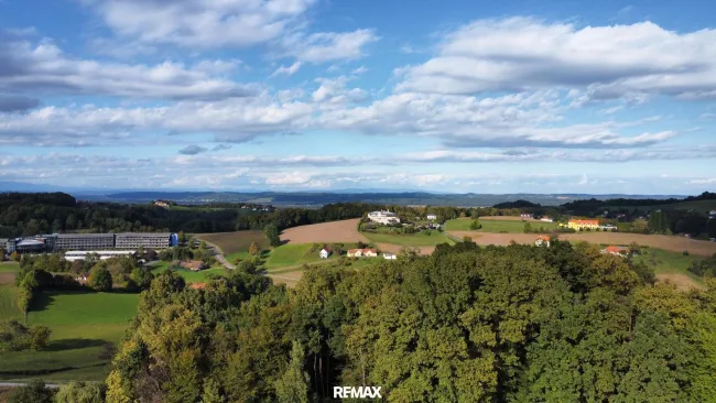 Aussicht mit Drohne
