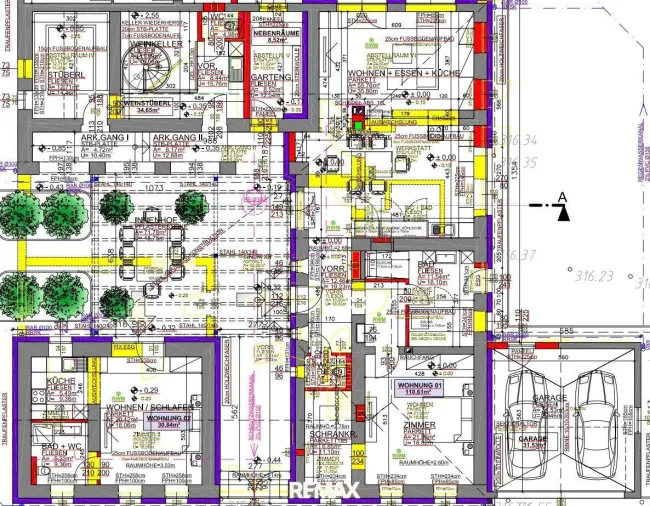 Grundriss Visualisierung