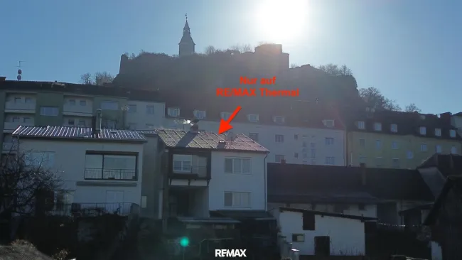 Drohnenansicht mit Bezeichnung