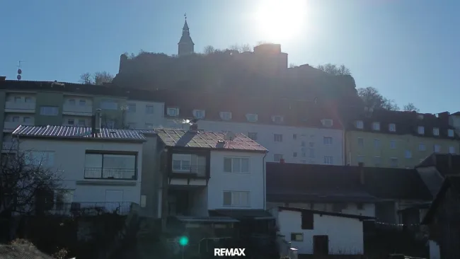 Drohnenansicht mit Bezeichnung