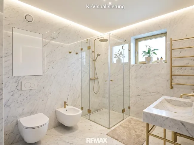 Badezimmer KI-Visualisierung