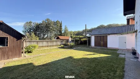Garten komplett eingezäunt