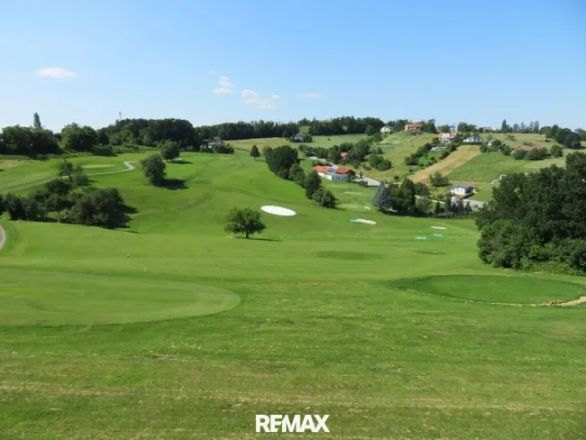 Ausblick auf den Golfplatz