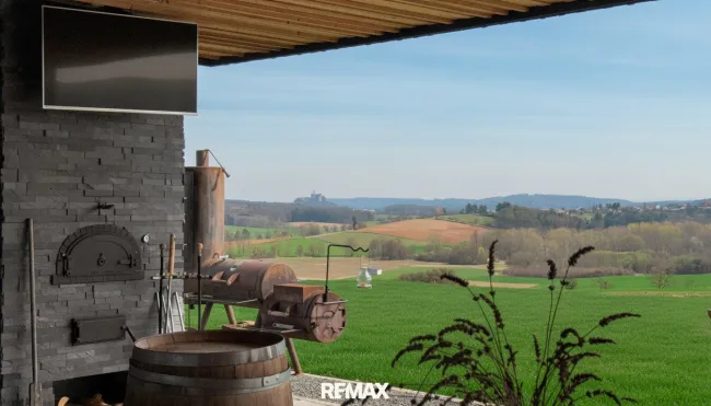 Ausblick Richtung Burg Güssing