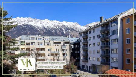 Charmante Garçonnière mit Balkon und Nordkettenblick in bester Lage von Innsbruck - Stadtteil Wilten