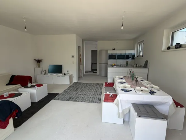 Topmoderne Doppelhaushälfte Haus 4, belagsfertig, hochwertige Ausstattung mit Vaillant Wärmepumpe, Internorm Fenster, gelegen am Ende einer Sackgasse - Titelbild