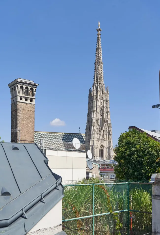 der Stephansturm als Blickfang