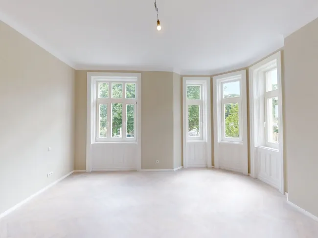 Generalsanierte Designerwohnung mit Erker & Fernblick | 77,66 m² | 1. OG | 1190 Döbling | provisionsfrei - Titelbild