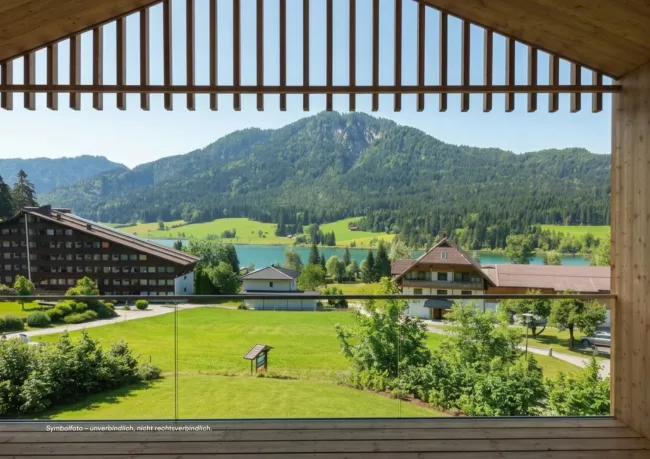 Ihr privates Paradies am Weißensee – Chalet mit 126,59 m² Wohnfläche, 287 m² Garten & Seezugang - Bild