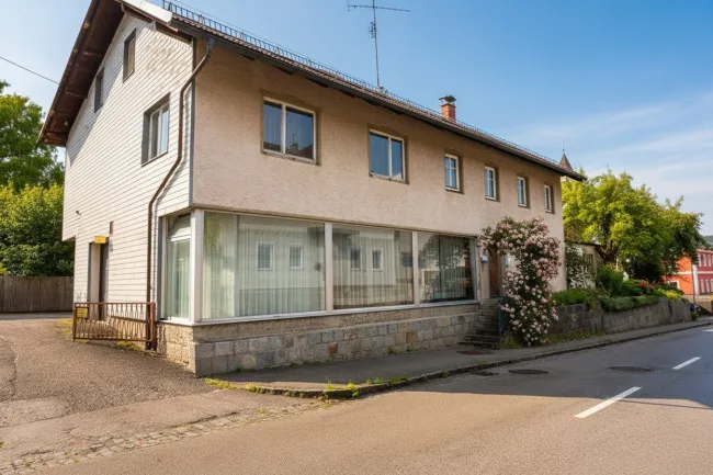 Wohnhaus mit Werkstätte für Handwerker zum Sanieren - Bild