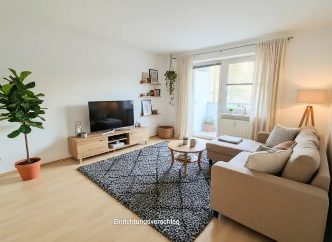 2 ZIMMERWOHNUNG mit LOGGIA in Donaunähe - Bild