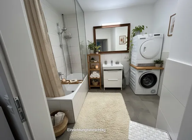 Moderne 2-Zimmerwohnung mit Loggia im Erdgeschoss - Bild