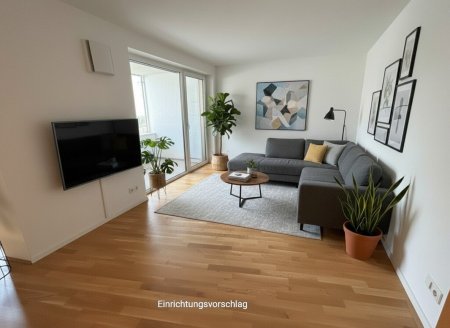 Moderne 2-Zimmerwohnung mit Loggia im Erdgeschoss