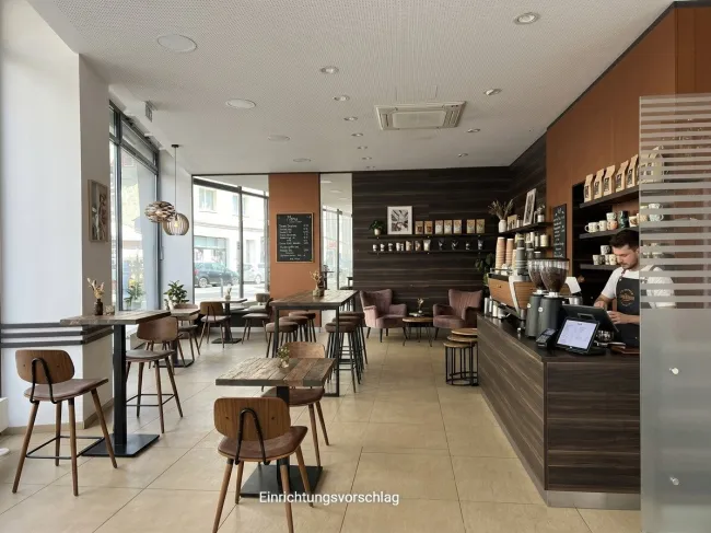 Gut gelegenes GESCHÄFTSLOKAL! Ideal für die Verwirklichung eines Coffeeshops! NUTZEN SIE JETZT DIE CHANCE! - Bild