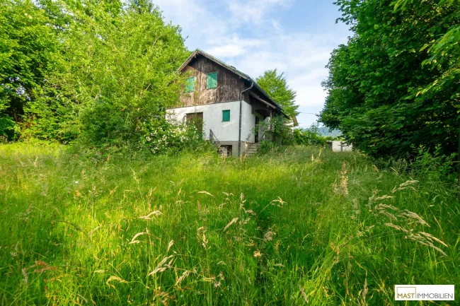 Sommerhäuschen "ERIKA" am Keutschacher See - 10 Gehminuten vom See entfernt - 1000 m² Baugrund - Titelbild