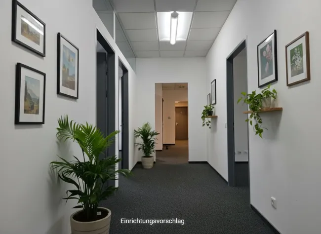Grosse BÜROFLÄCHE in erstklassiger Lage im Erdgeschoss - Bild