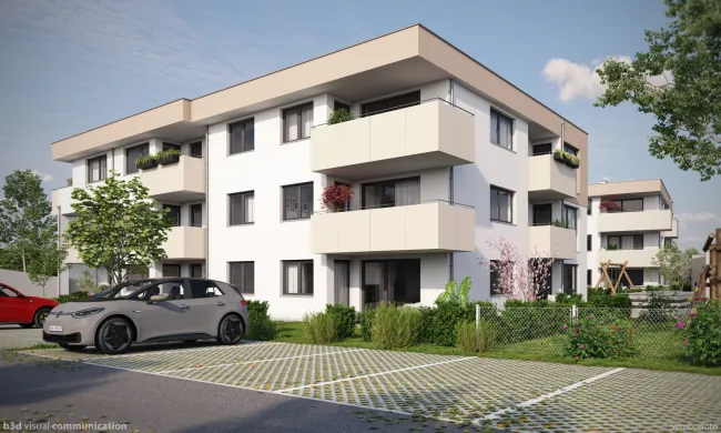 Exklusiv Wohnen im Grünen - Ihre NEUBAUWOHNUNG MIT WOHLFÜHLGARANTIE erwartet Sie - Bild