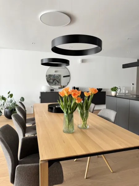 Luxus-Wohnoase in Wels: 135 m² pure Eleganz mit Kamin, Terrasse und 2 Tiefgaragenstellplätzen!