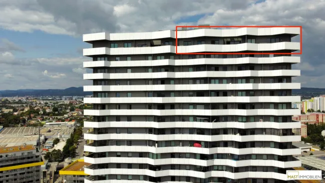 DACHGESCHOSS und FERNBLICK - 4 Zimmer Wohnung in Top Lage - KLIMAANLAGE - Titelbild