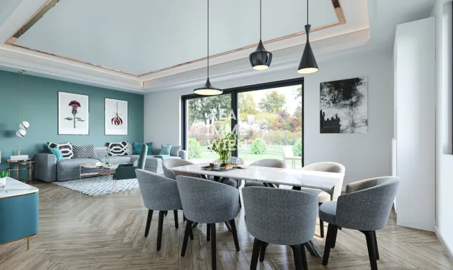 @DOPPELHAUSHÄLFTE BEI WIENER NEUSTADT LAND!! ERSTBEZUG!! TRAUMHAUS WARTET AUF SIE!! 360°- 3D Besichtigung!!!@ - Bild