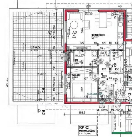 Moderne 2-Zi Wohnung mit Terrasse und Stadtblick in 8020 Graz – 54m²!