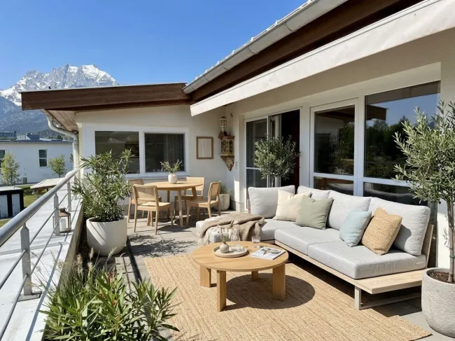 St. Johann in Tirol – Hochwertige Maisonettewohnung im Tiroler Landhausstil mit ca. 106 m² Wohnfläche, großzügiger Sonnenterrasse (ca. 44 m²) und zwei im Kaufpreis enthaltenen Tiefgaragenstellplätzen - Bild