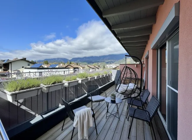 PREISREDUKTION! Wattens: Exklusive 4-Zimmer-Penthousewohnung mit sonniger XXL-Südwest-Terrasse & 2 Garagenplätzen - Bild