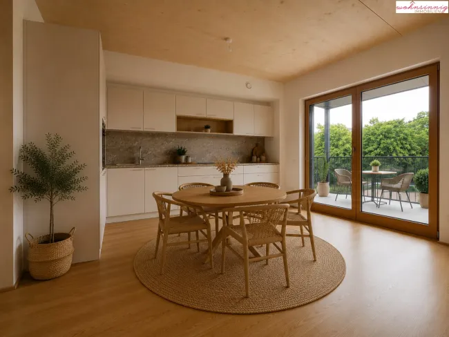 Erstbezug mit Fernblick – exklusive 3-Zimmer-Wohnung in den Grünen Stadtvillen - Bild