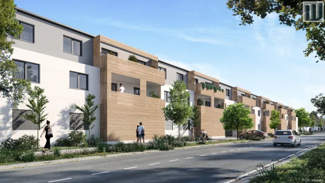 Neuwertige Dachgeschoßwohnung 38m² mit Terrasse & Garage in 2700 Wiener Neustadt! - Titelbild