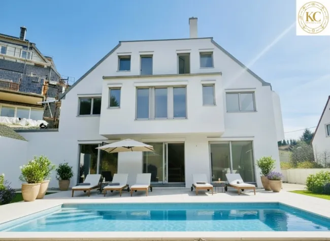 Luxusvilla in Ruhelage mit traumhafter Aussicht - Titelbild