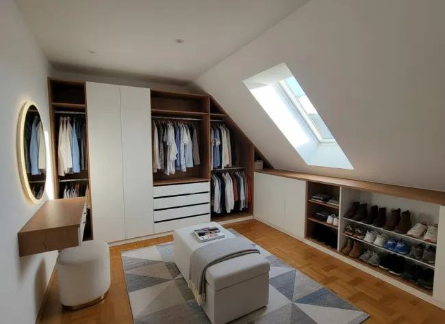 Ankleidezimmer - mögliche Einrichtung