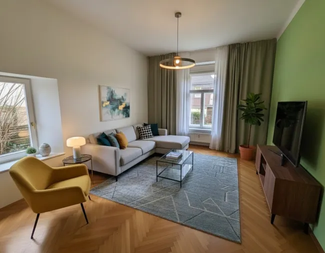 Wohnzimmer - mögliche Einrichtung