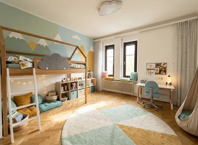 Zimmer 2 Kinderzimmer - mögliche Einrichtung