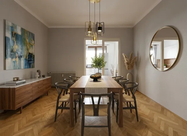 Zimmer 1 Schlafzimmer - mögliche Einrichtung